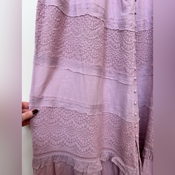 ✨sold✨FREE PEOPLE Isabella Ethereal Maxi Slip - Picture 6 of 7